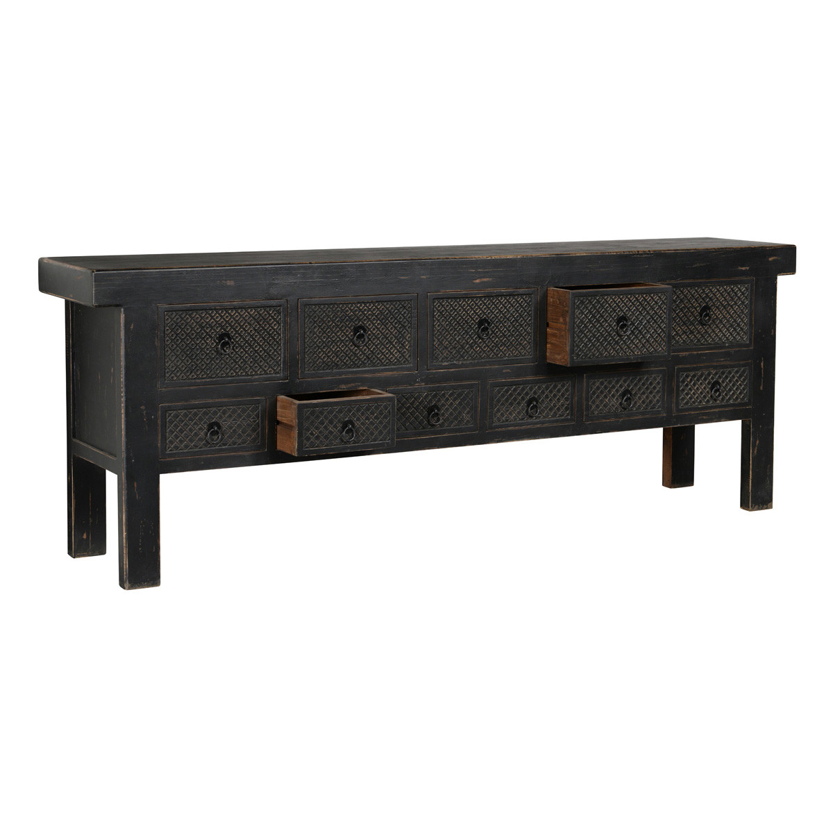 Lahey Wood 11-Drawer Sideboard