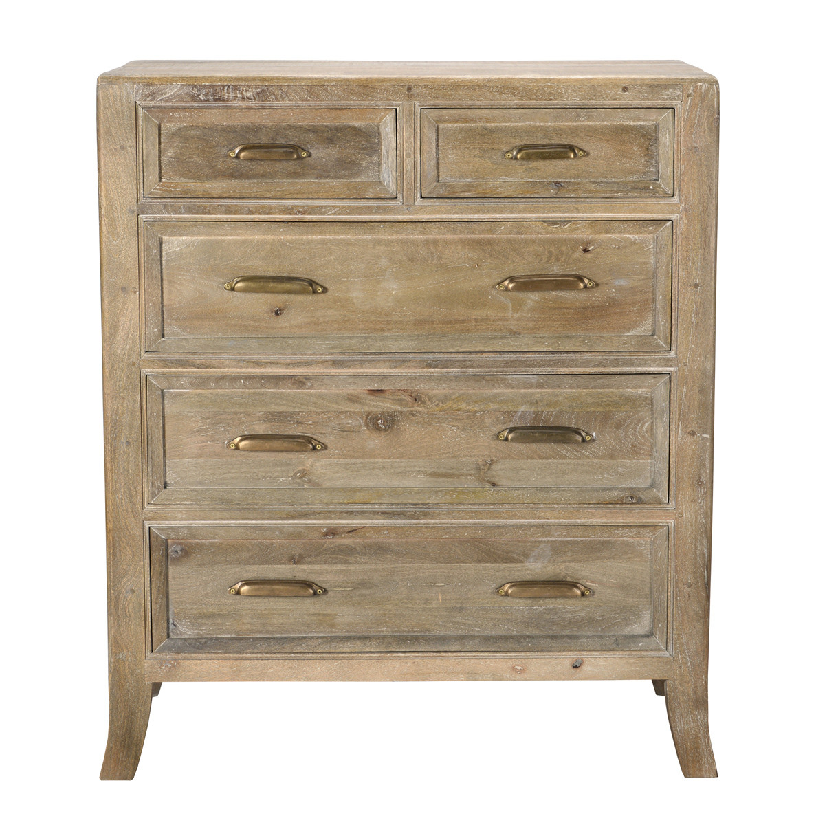 Francesca Wood 5-Drawer Dresser