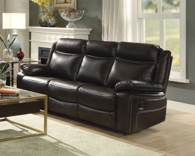 Corra Leatherette Reclining Living Room Set