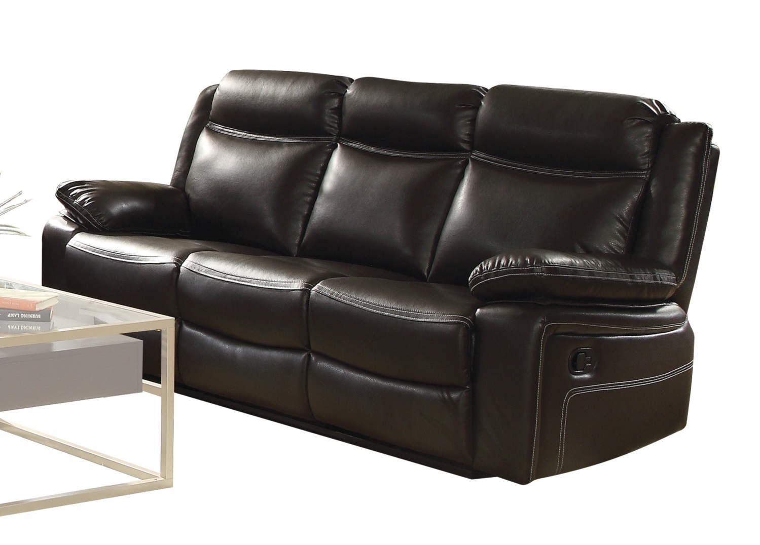 Corra Leatherette Reclining Living Room Set