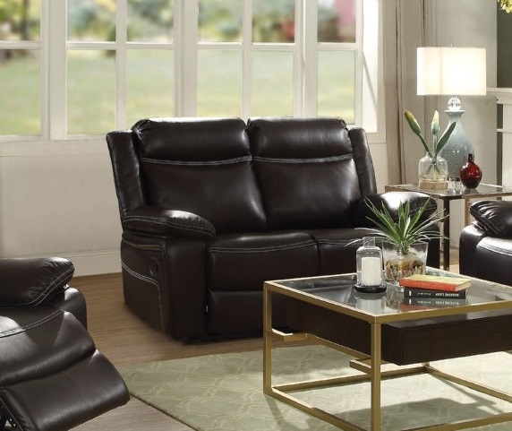 Corra Leatherette Reclining Living Room Set