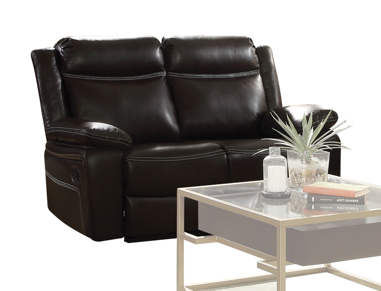 Corra Leatherette Reclining Living Room Set