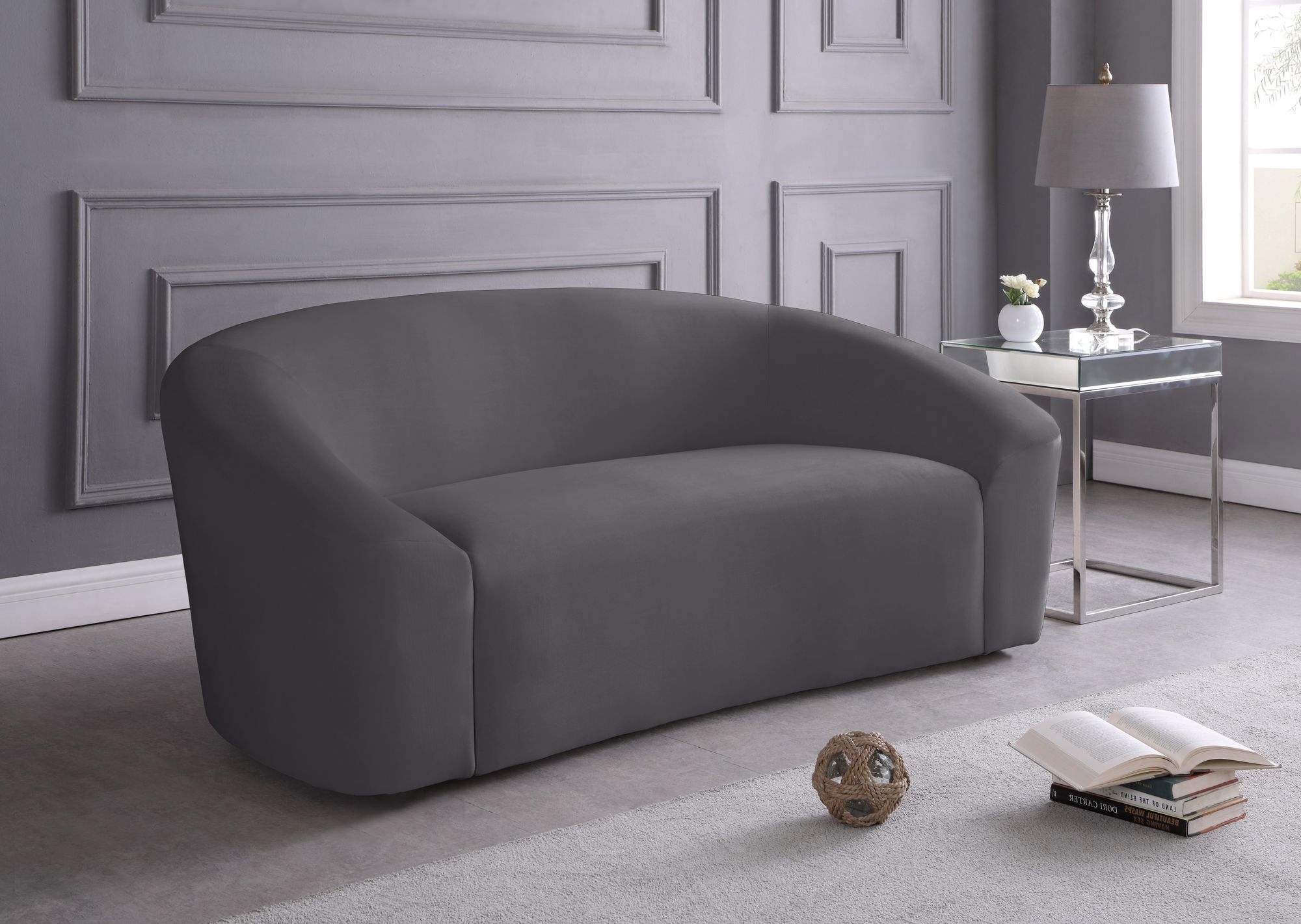 Riley Velvet Loveseat
