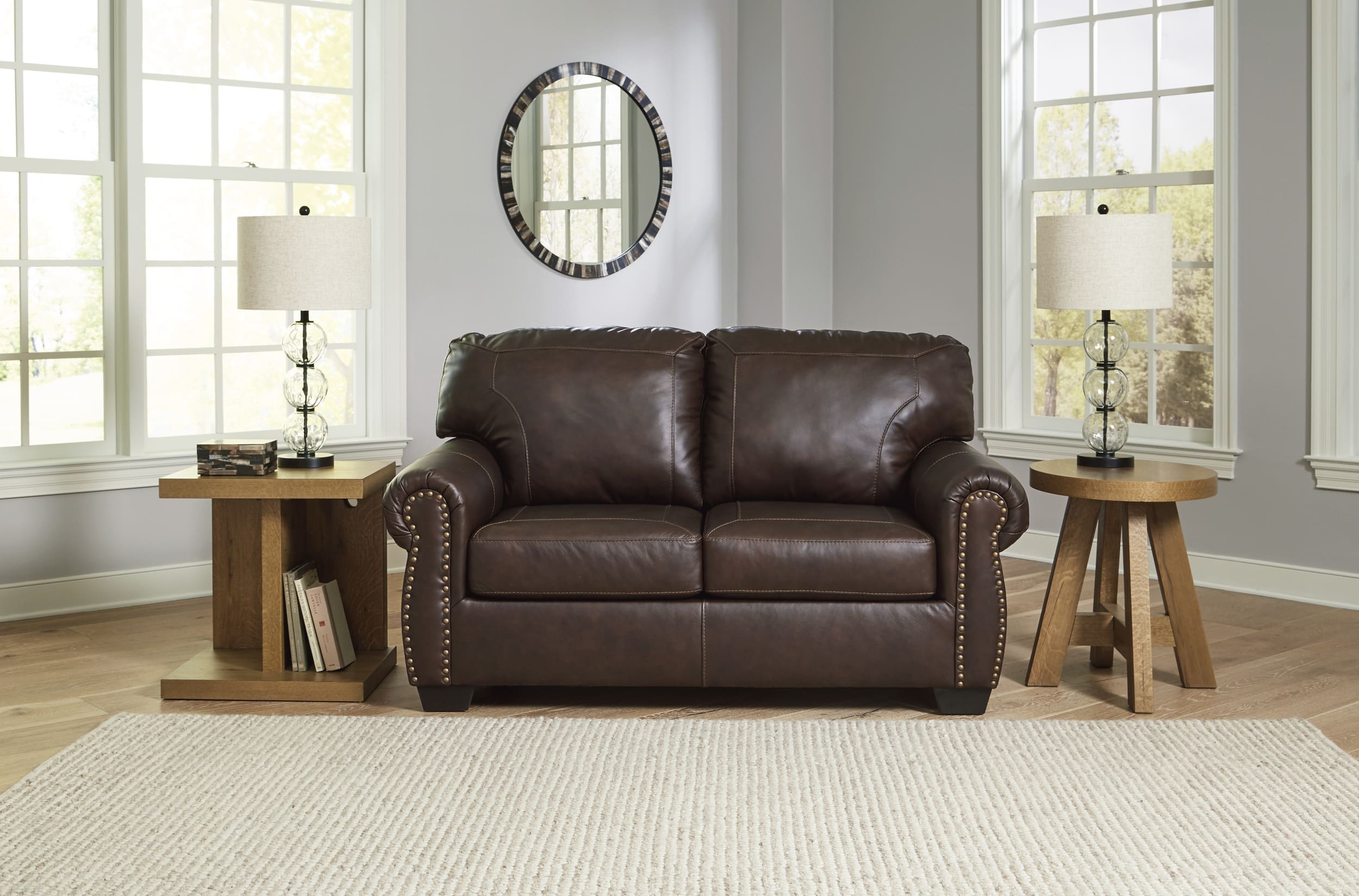 Ashley Colleton Leather Loveseat
