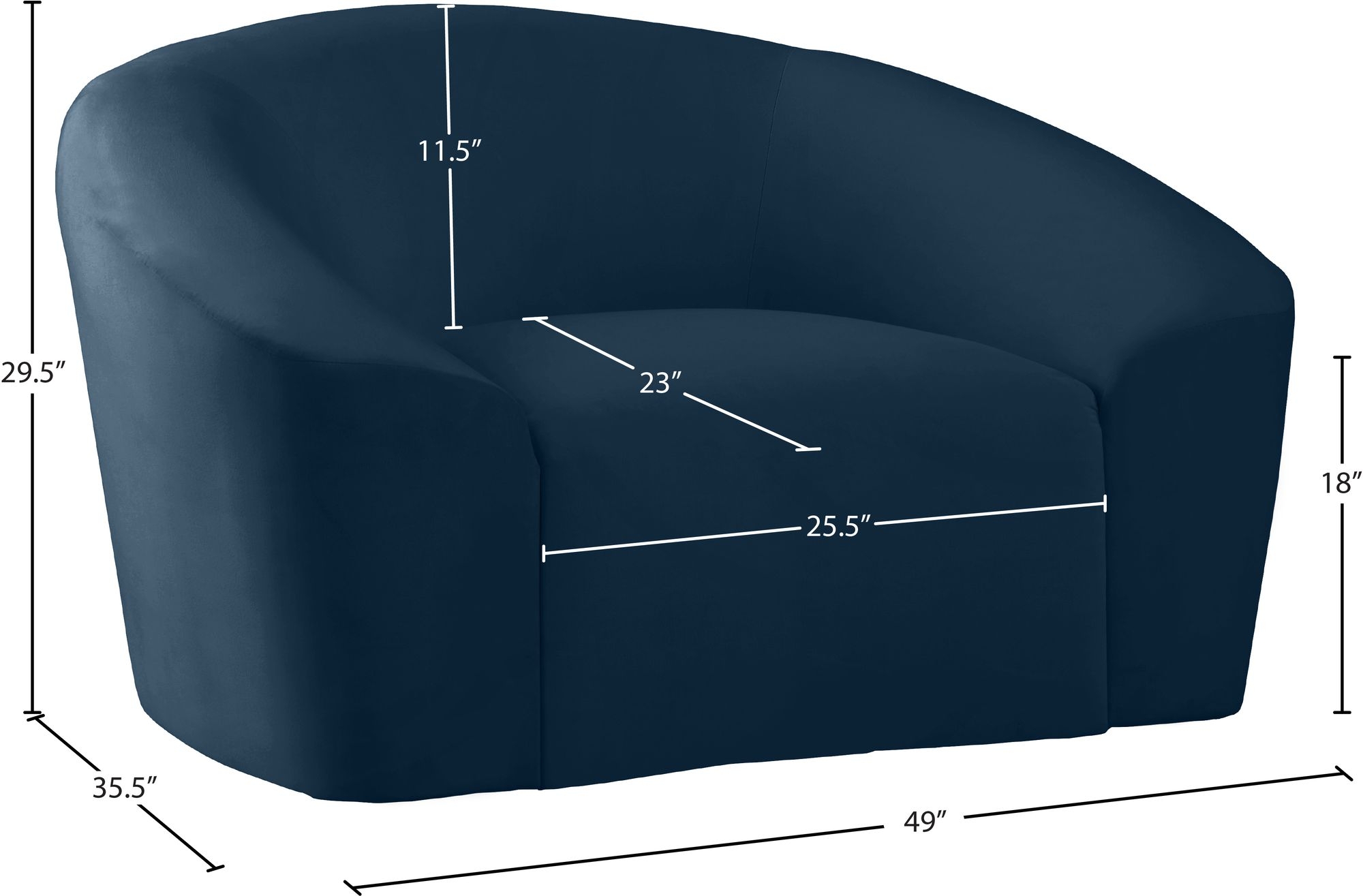 Riley Velvet Chair