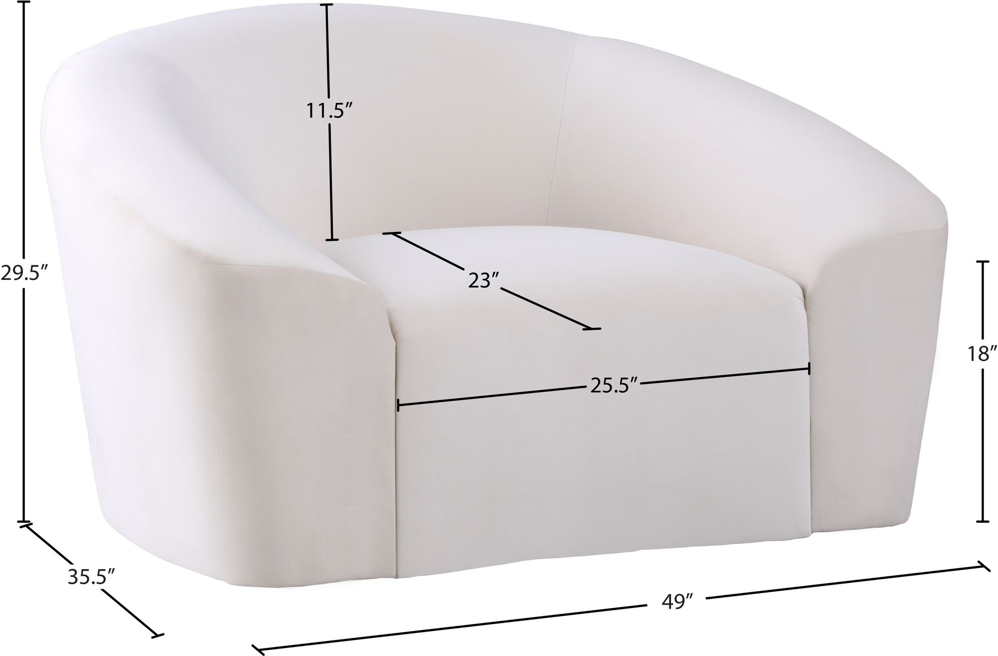 Riley Velvet Chair