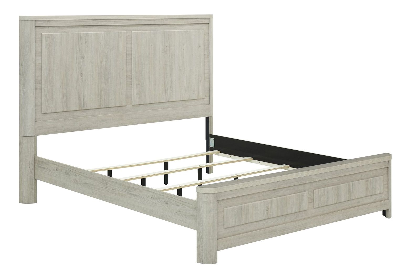 Modern Play Wood Panel Bed | Sandstone Finish | Liberty