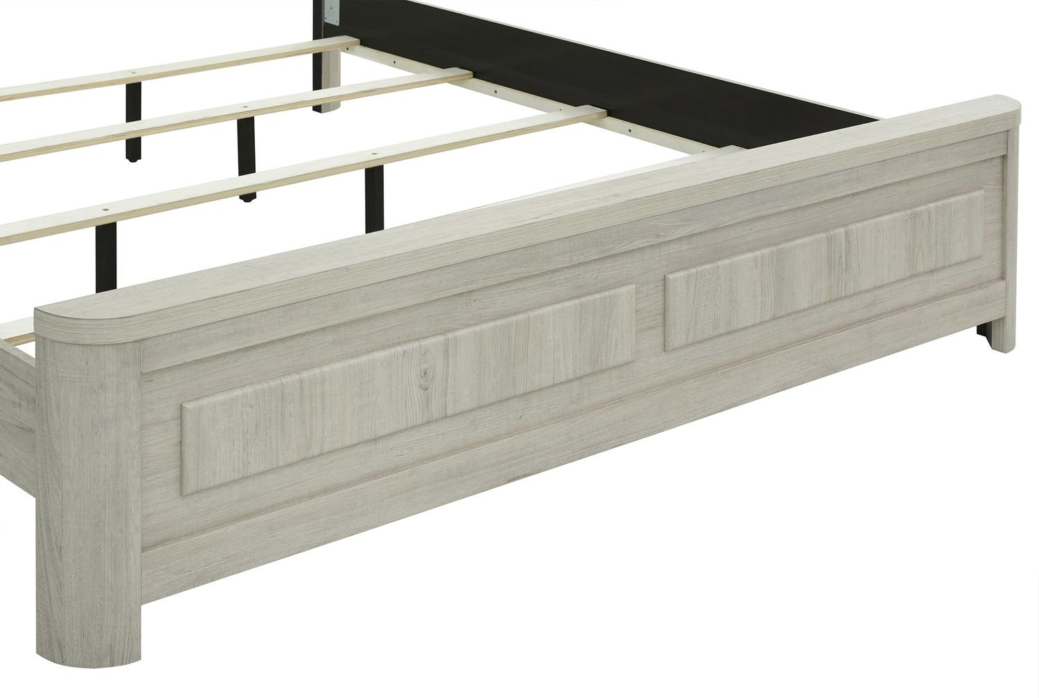 Modern Play Wood Panel Bed | Sandstone Finish | Liberty