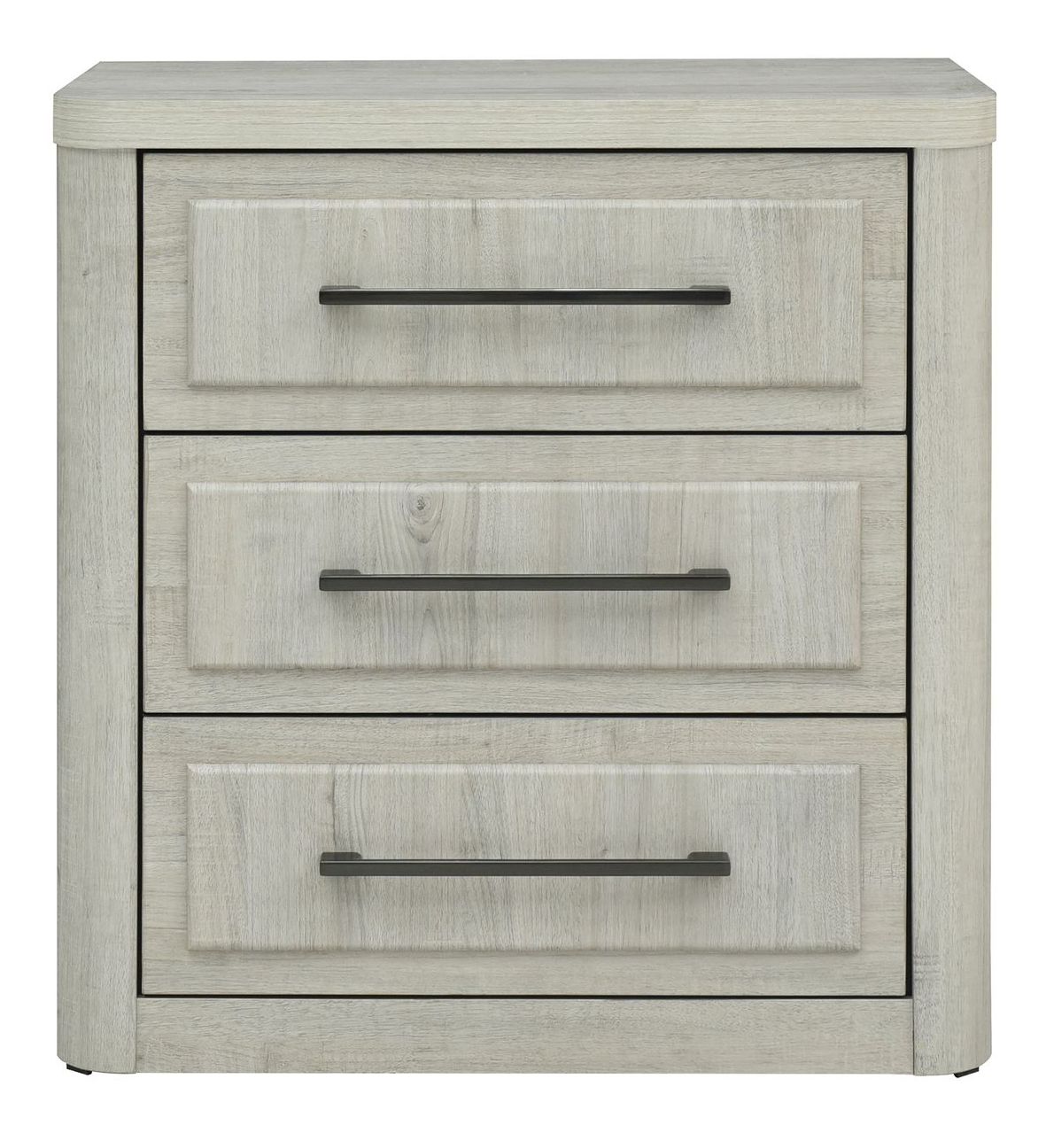 Modern Play 3-Drawer Nightstand w/Charging Station