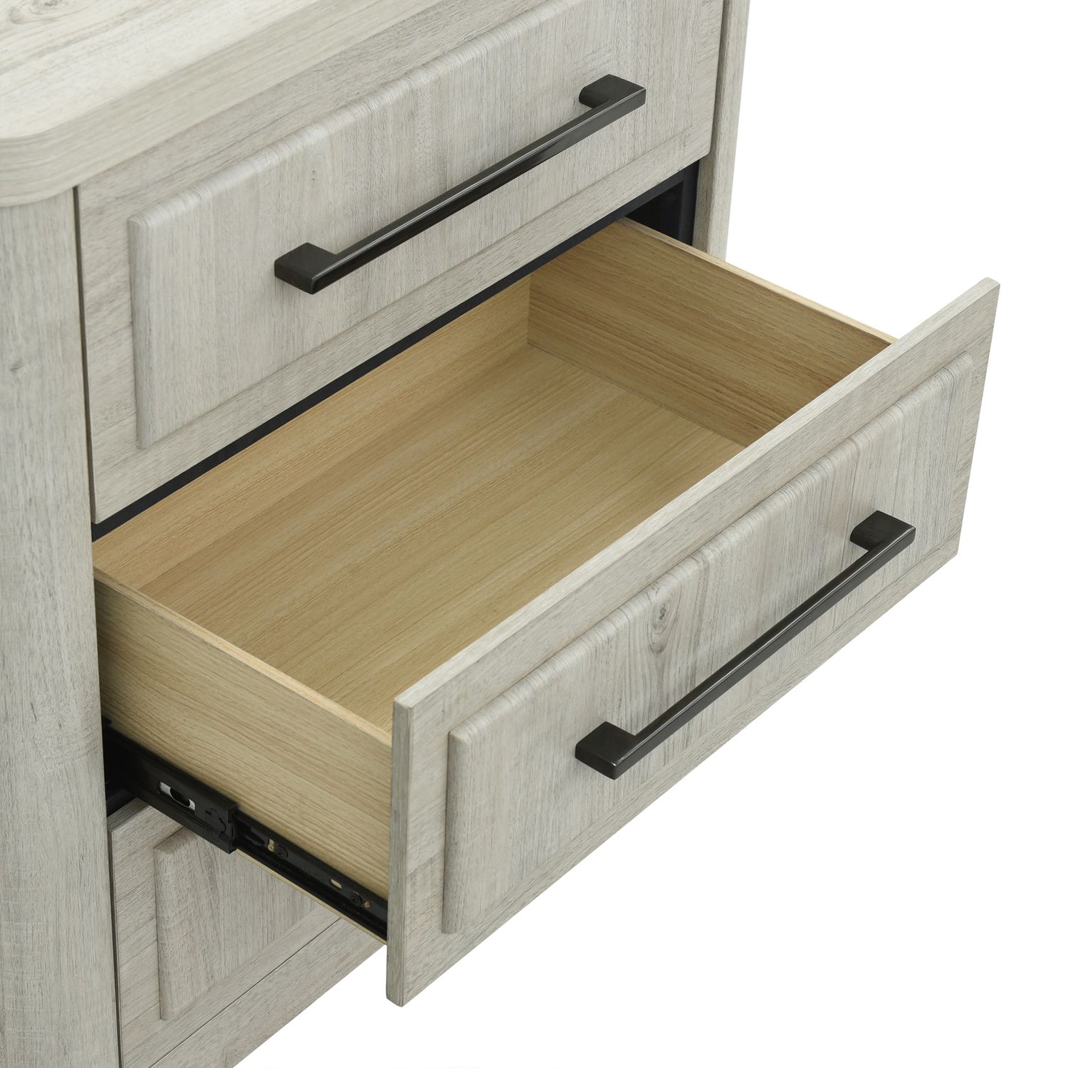 Modern Play 3-Drawer Nightstand w/Charging Station