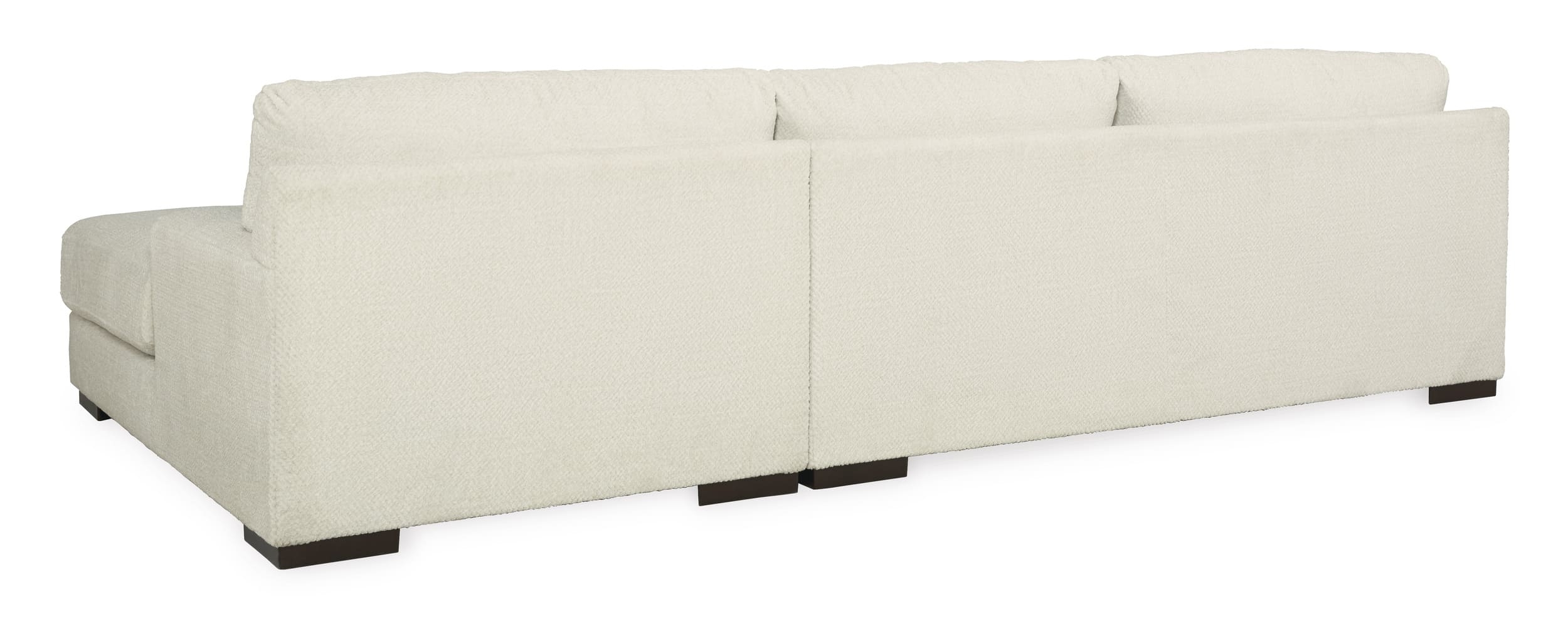 Zada 2-Piece Polyester L-Shaped Sectional Sofa w/Right Arm Chaise Facing
