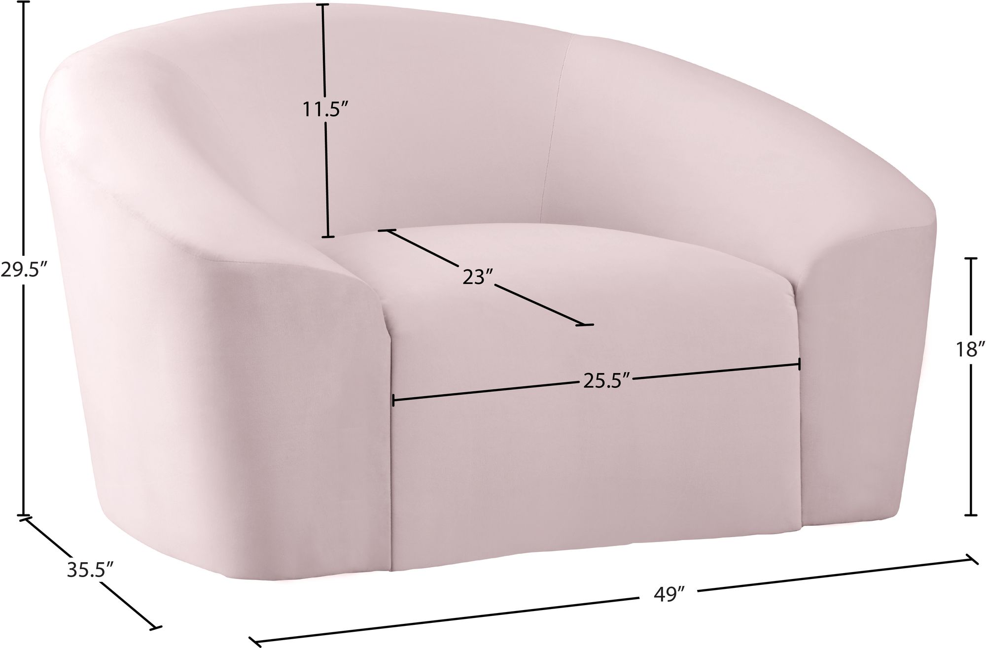 Riley Velvet Chair