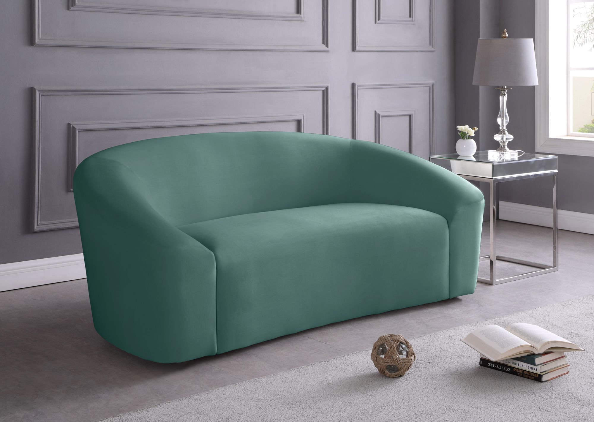 Riley Velvet Loveseat