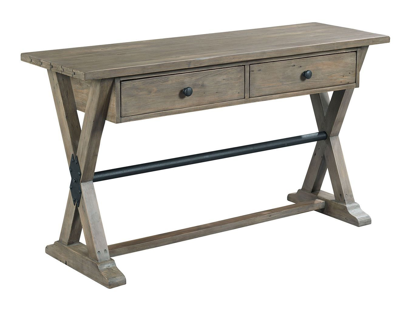 Reclamation Place Trestle Sofa Table