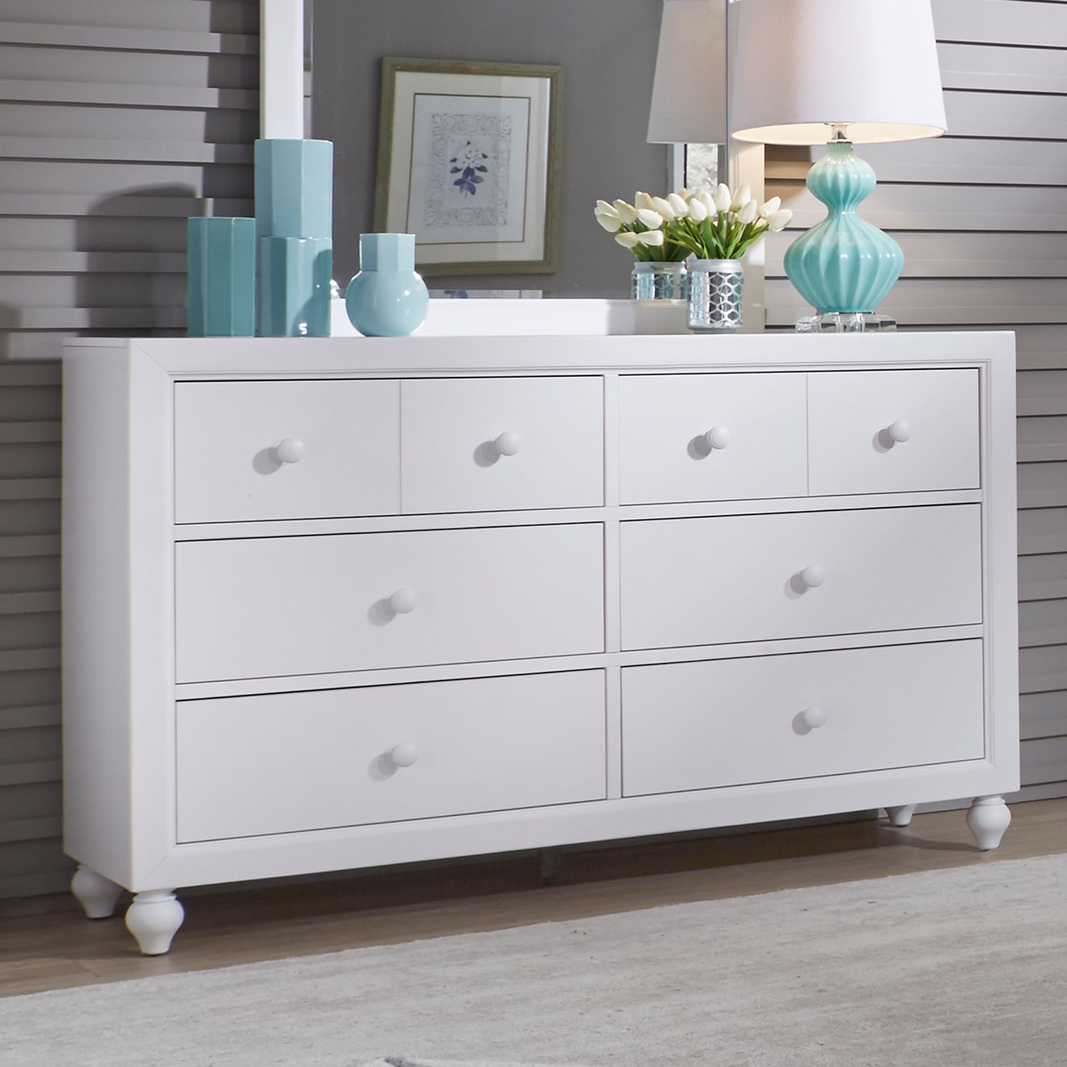 Liberty Furniture Cottage View Melamine Wood Panel Bedroom Set