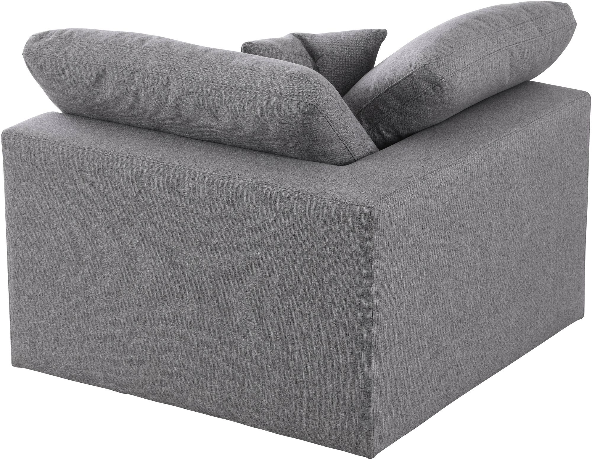 Serene Linen Fabric Deluxe Comfort Corner Chair