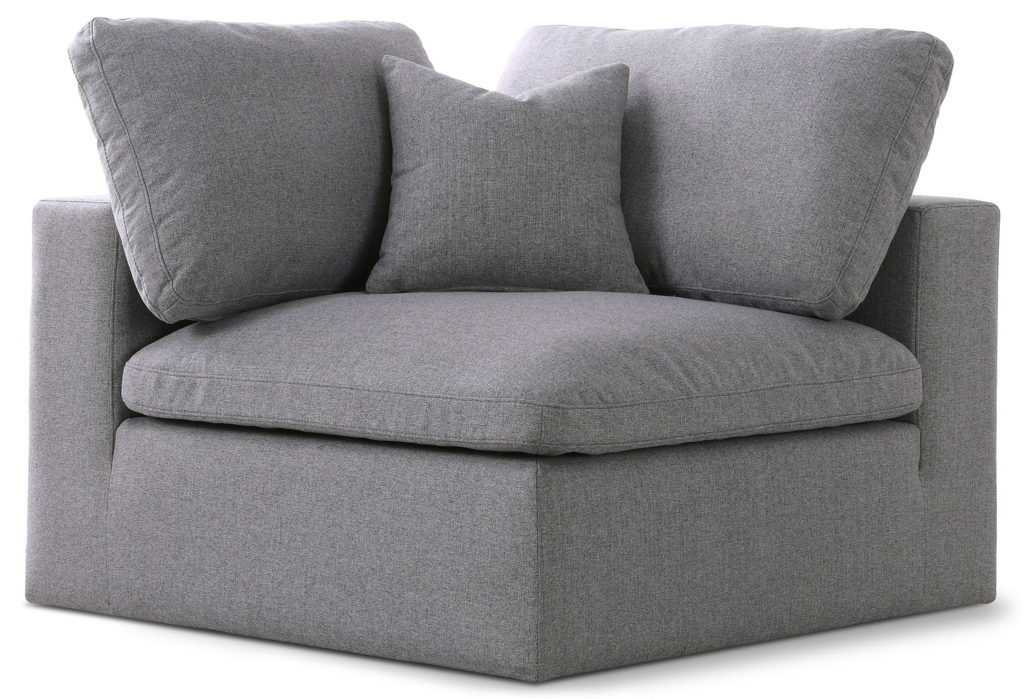 Serene Linen Fabric Deluxe Comfort Corner Chair