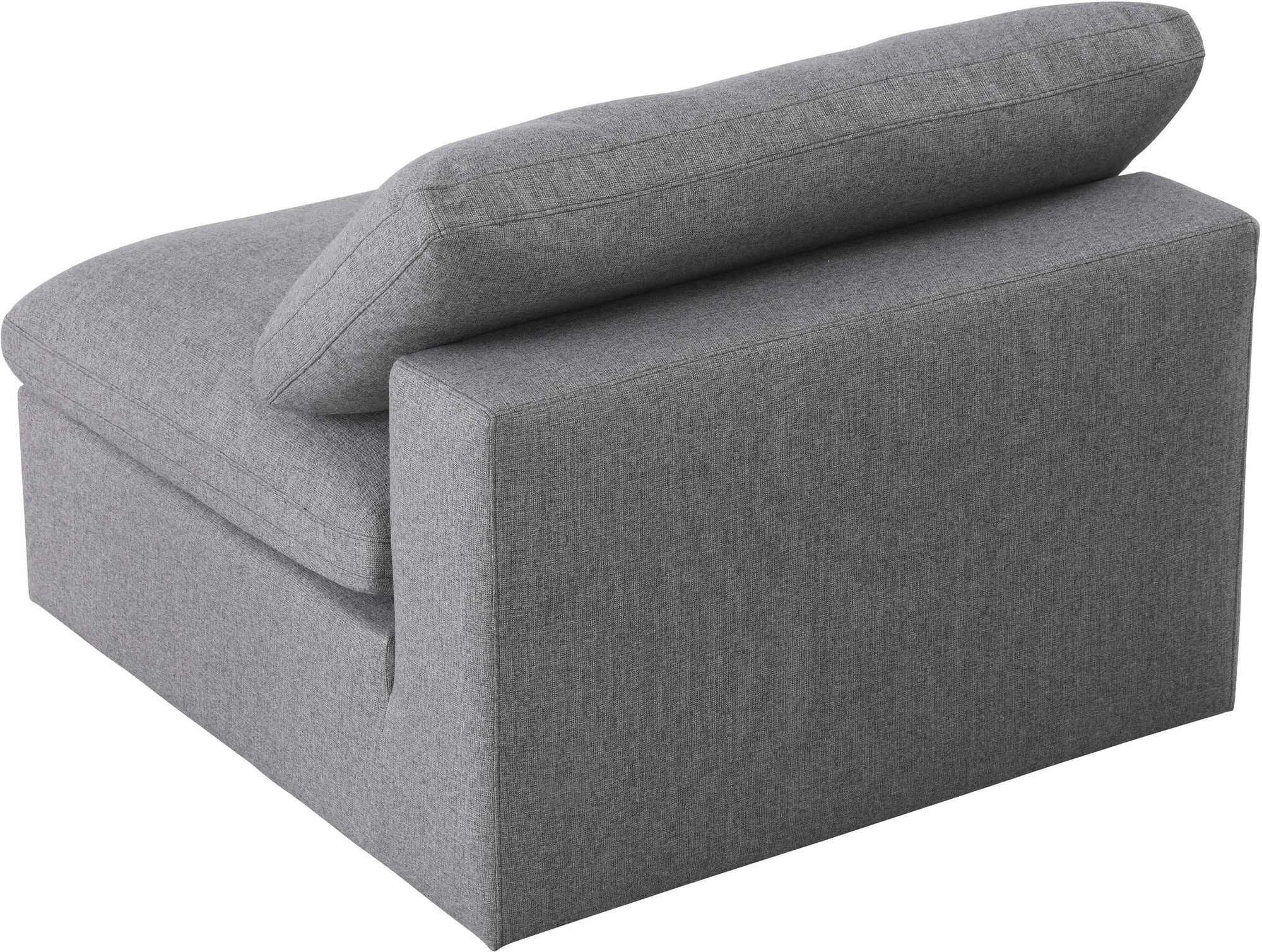 Serene Linen Fabric Deluxe Comfort Armless Chair