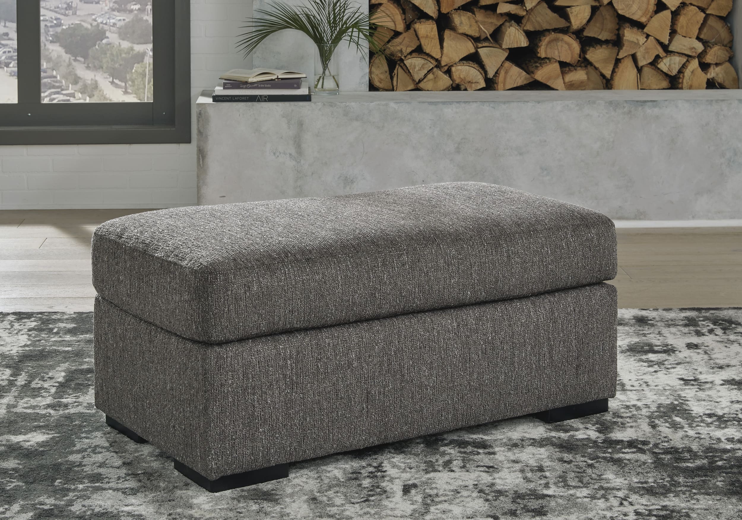 Gardiner Polyester Ottoman