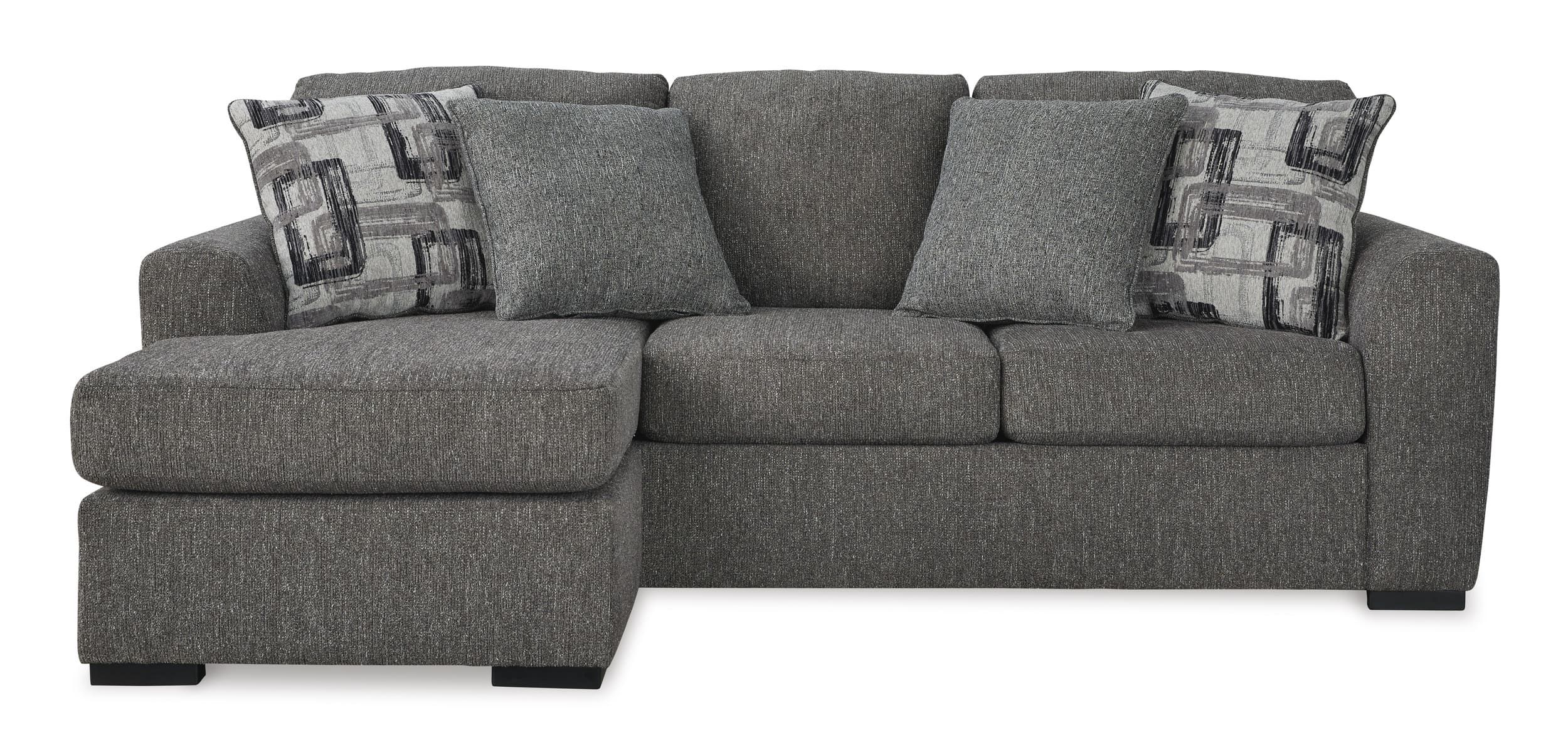 Gardiner Polyester L-Shaped Sectional Sofa w/Left Arm Chaise Facing