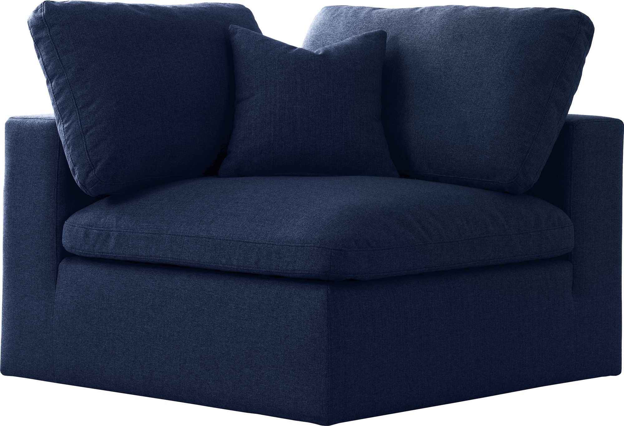 Serene Linen Fabric Deluxe Comfort Corner Chair