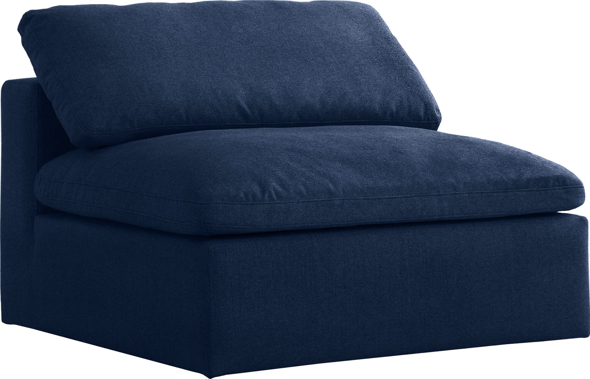 Serene Linen Fabric Deluxe Comfort Armless Chair