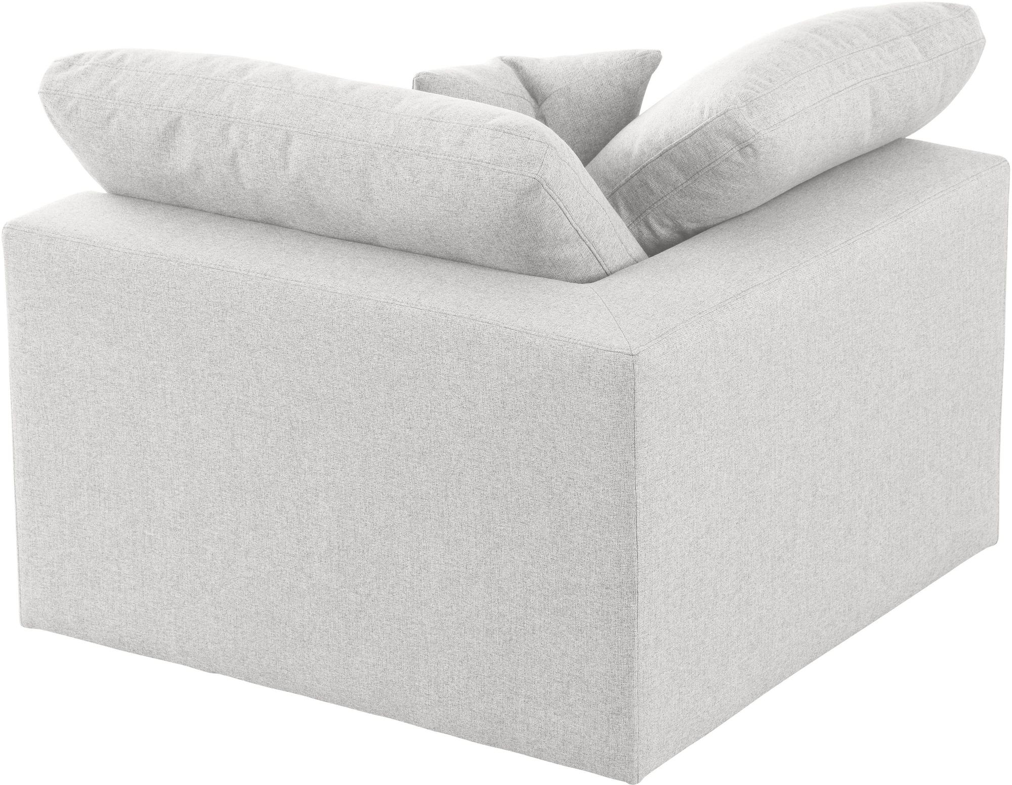 Serene Linen Fabric Deluxe Comfort Corner Chair