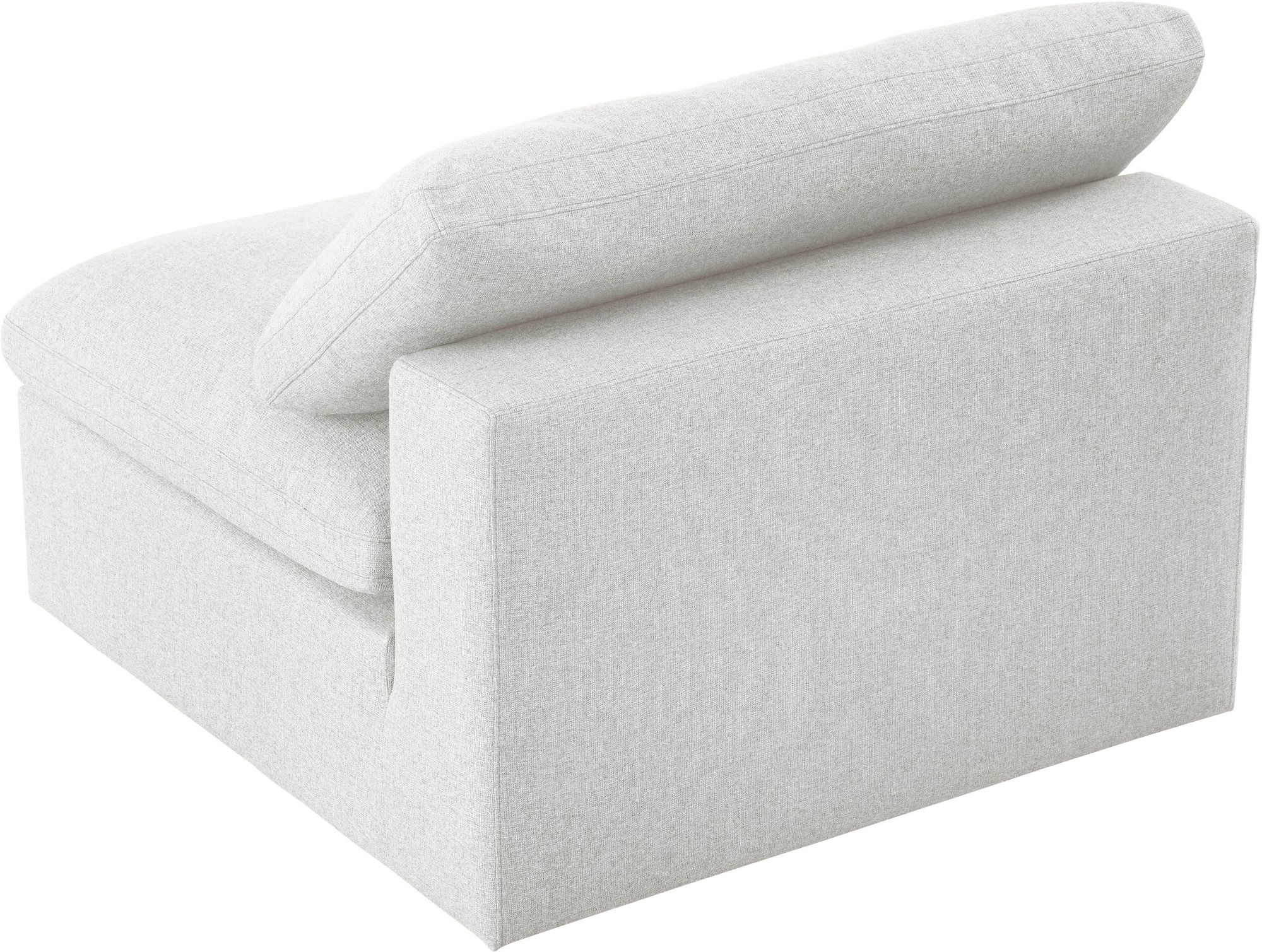 Serene Linen Fabric Deluxe Comfort Armless Chair