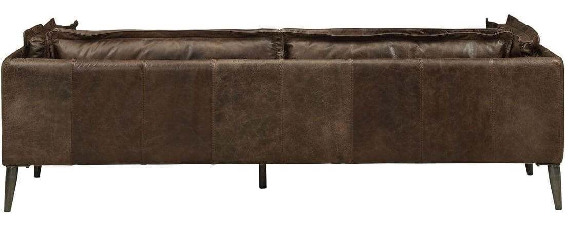 Porchester Distress Top Grain Leather Living Room Set