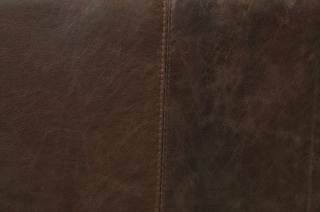 Porchester Distress Top Grain Leather Loveseat