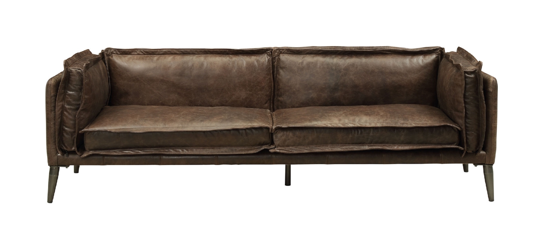 Porchester Distress Top Grain Leather Sofa