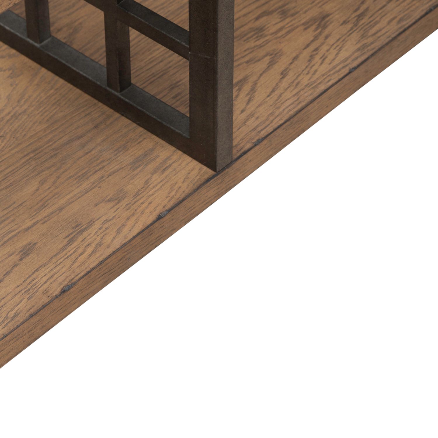 Bayhill Trellis Rectangular Glass/Wood Cocktail Table