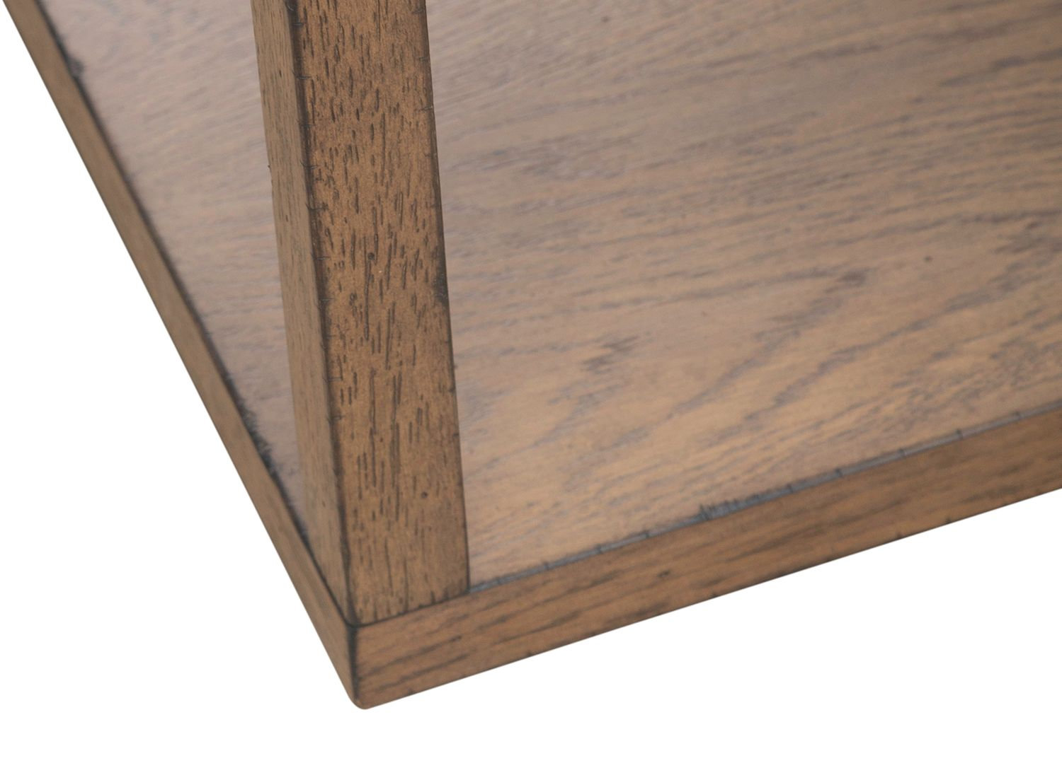 Bayhill Trellis Rectangular Glass/Wood Cocktail Table