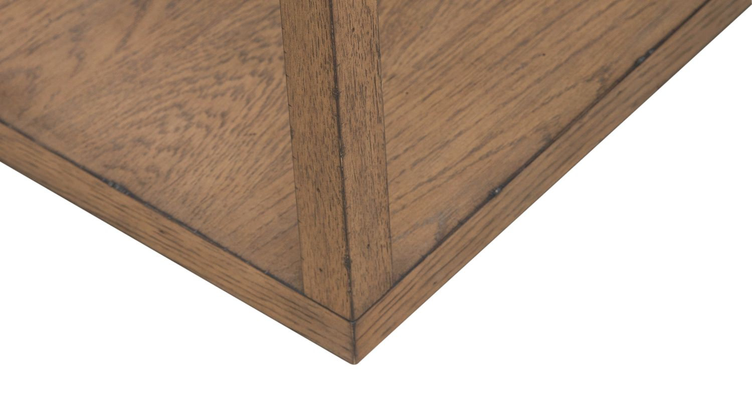 Bayhill Trellis Rectangular Glass/Wood Sofa Table