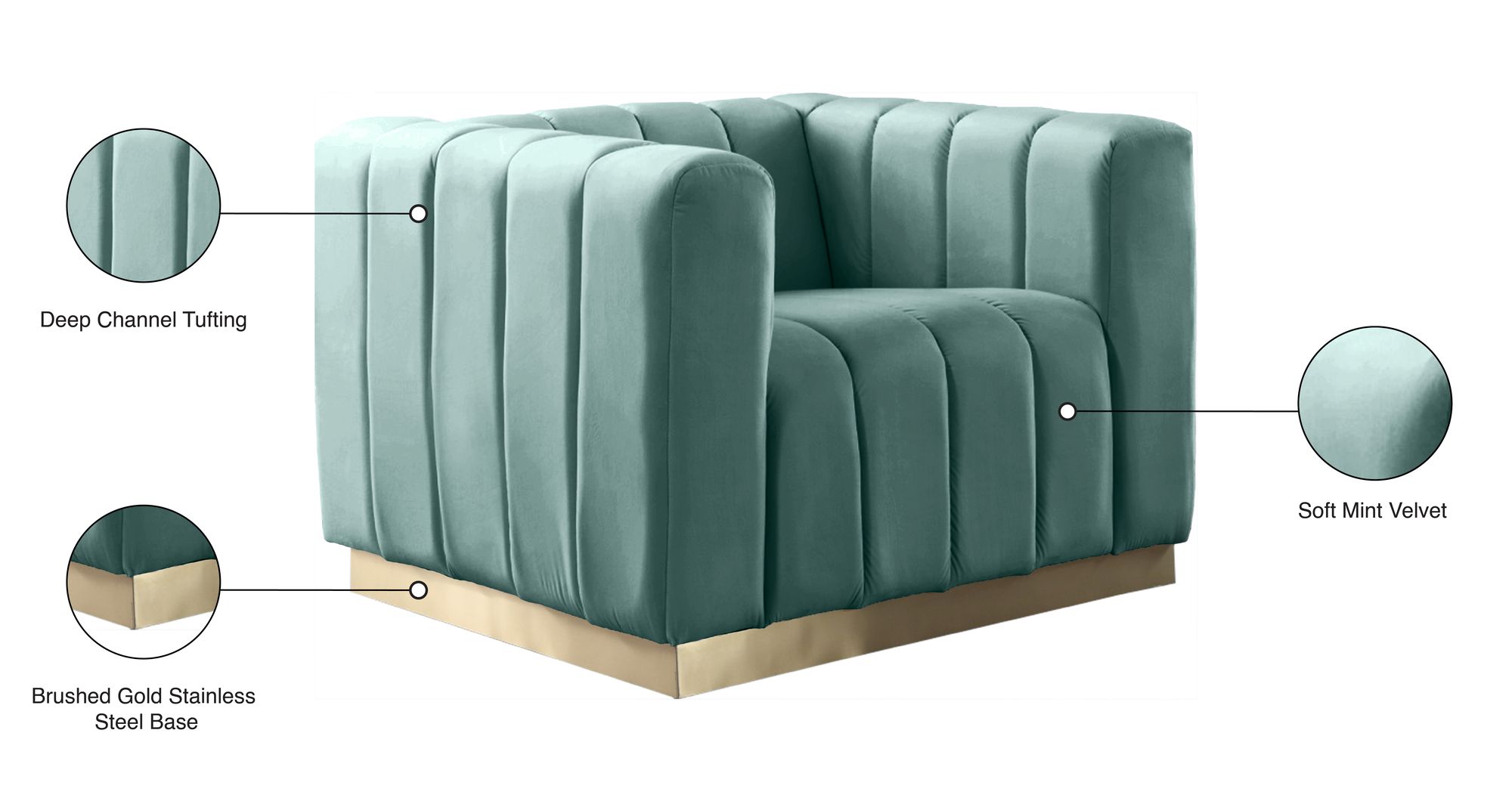 Marlon Velvet Chair