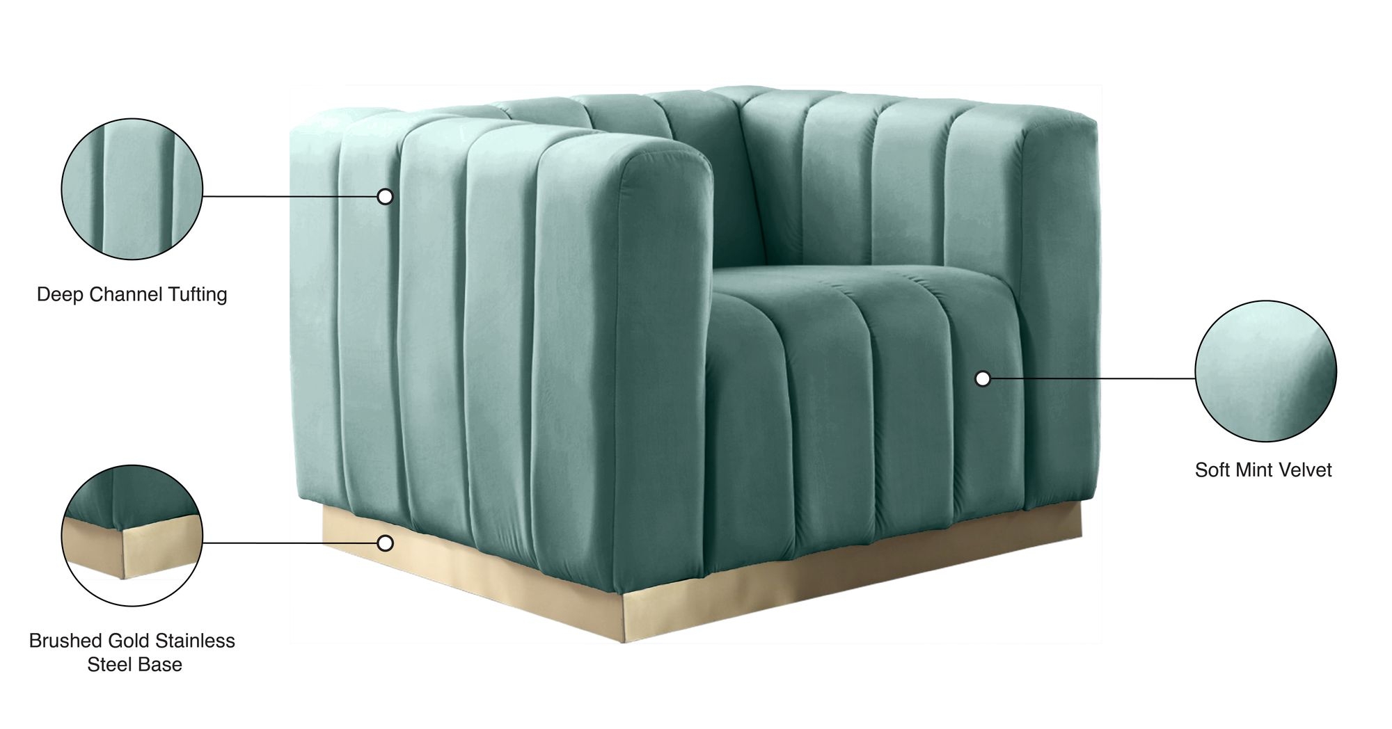 Marlon Velvet Chair