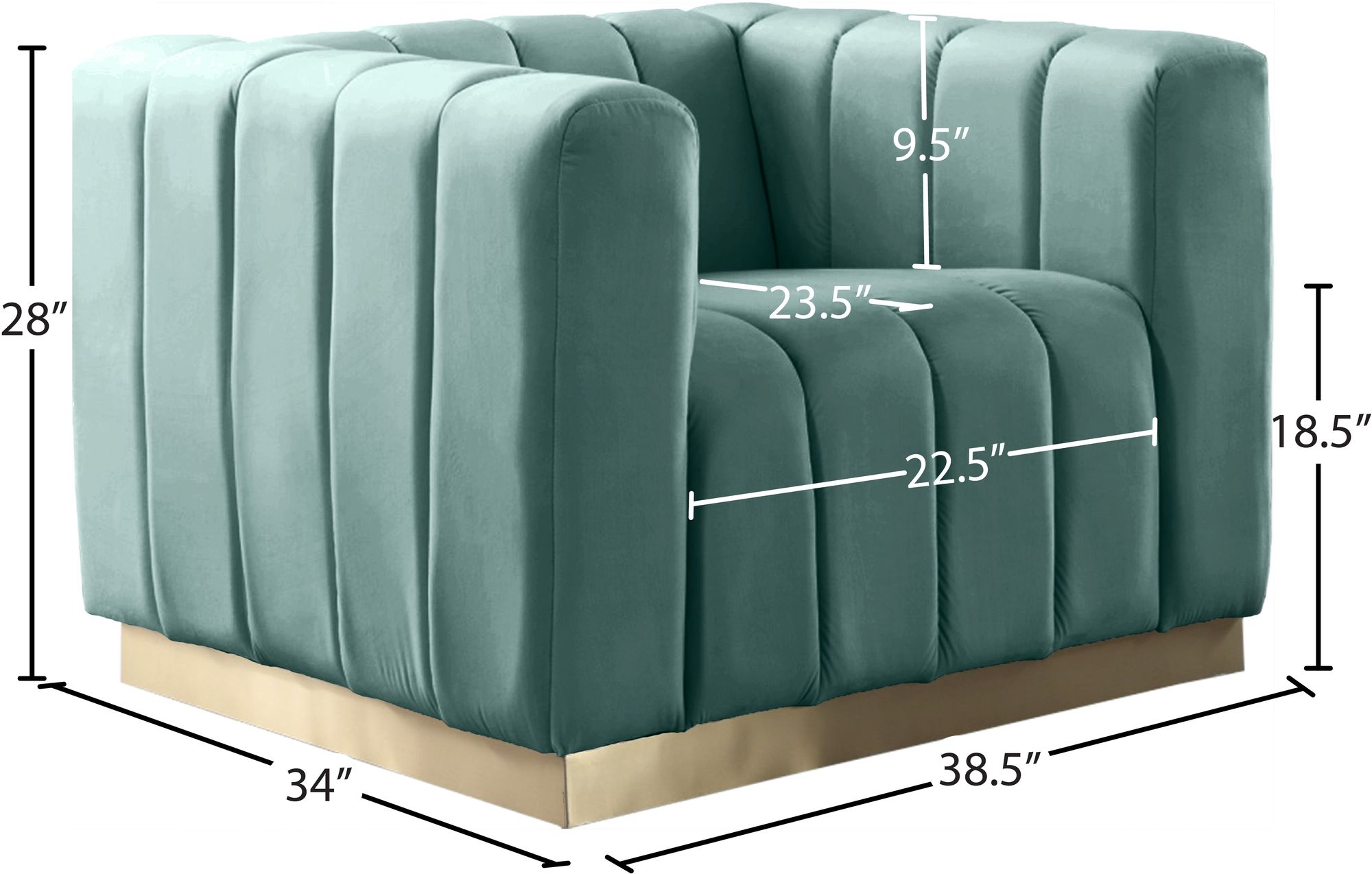 Marlon Velvet Chair