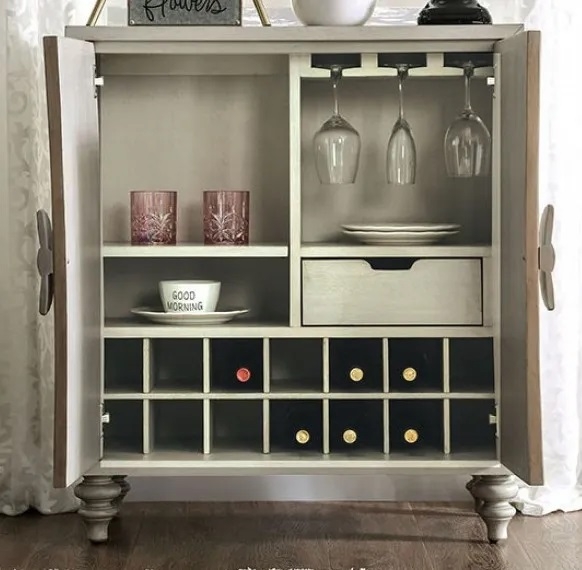 Jakarta Fabric/Wood Platform Bedroom Set