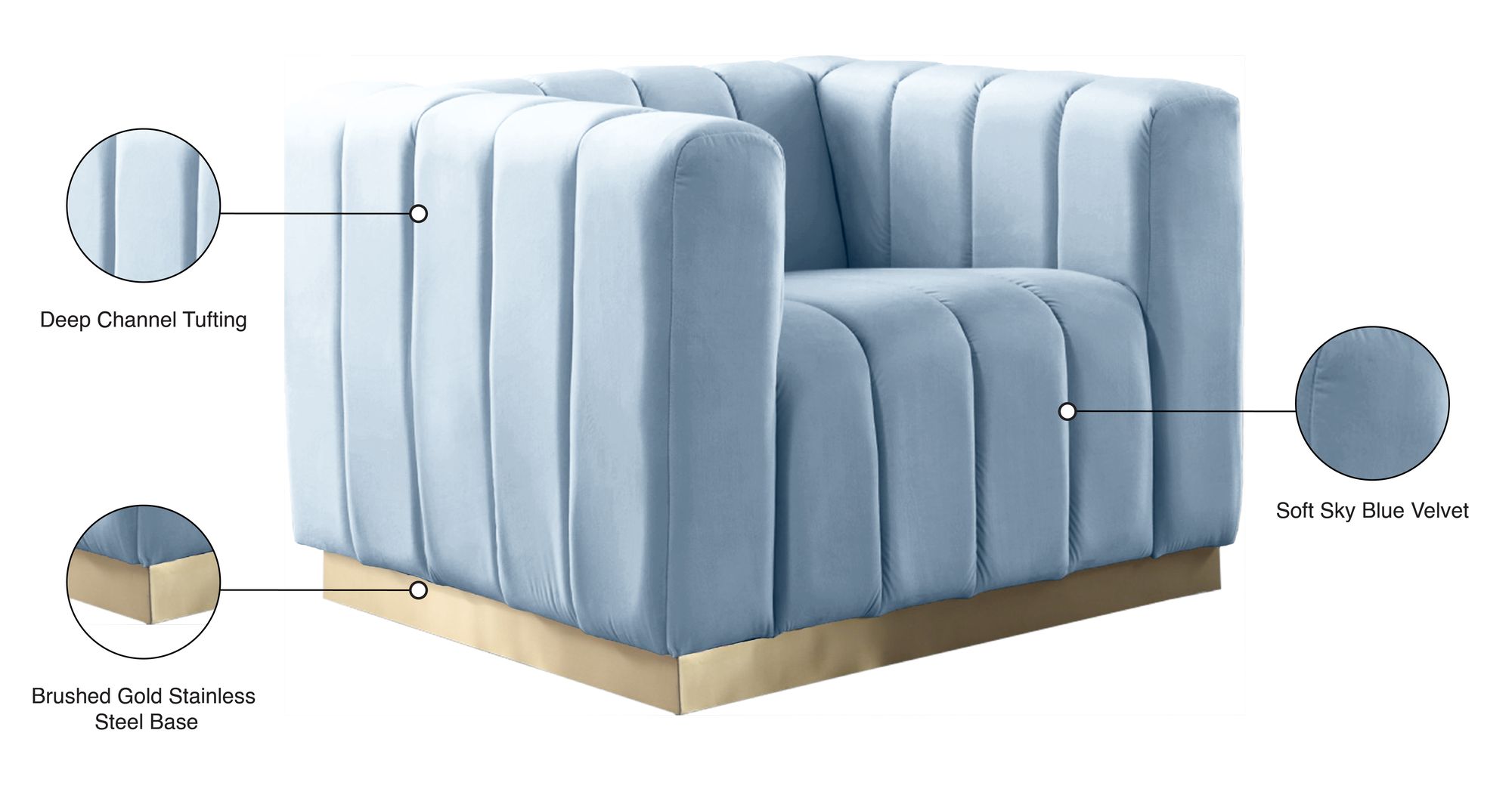 Marlon Velvet Chair