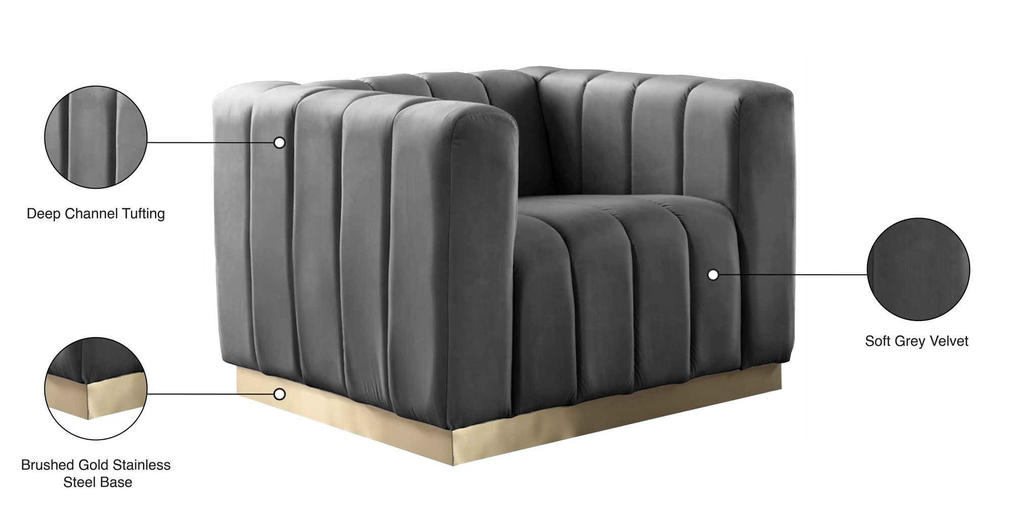 Marlon Velvet Chair