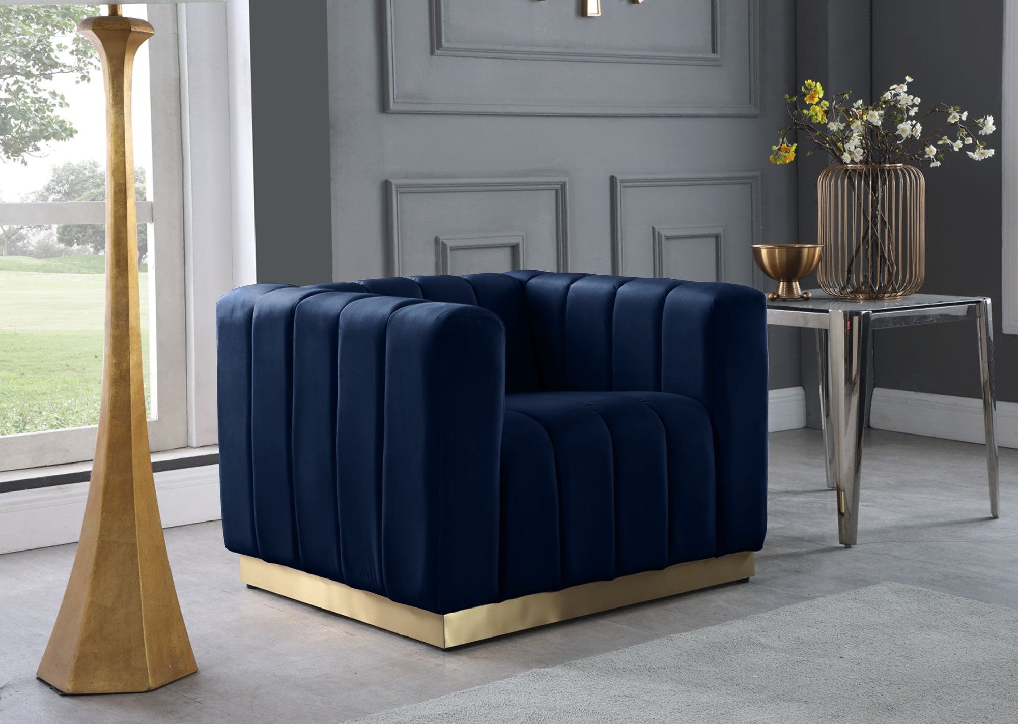 Marlon Velvet Chair