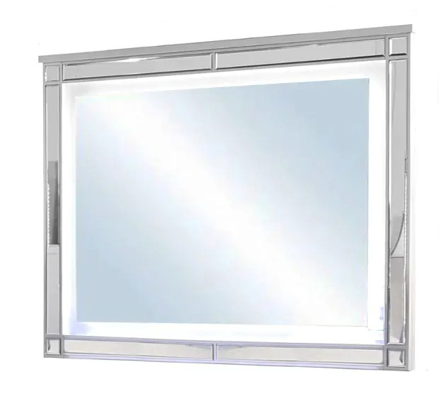 SM Calipso Glass/Wood Mirror