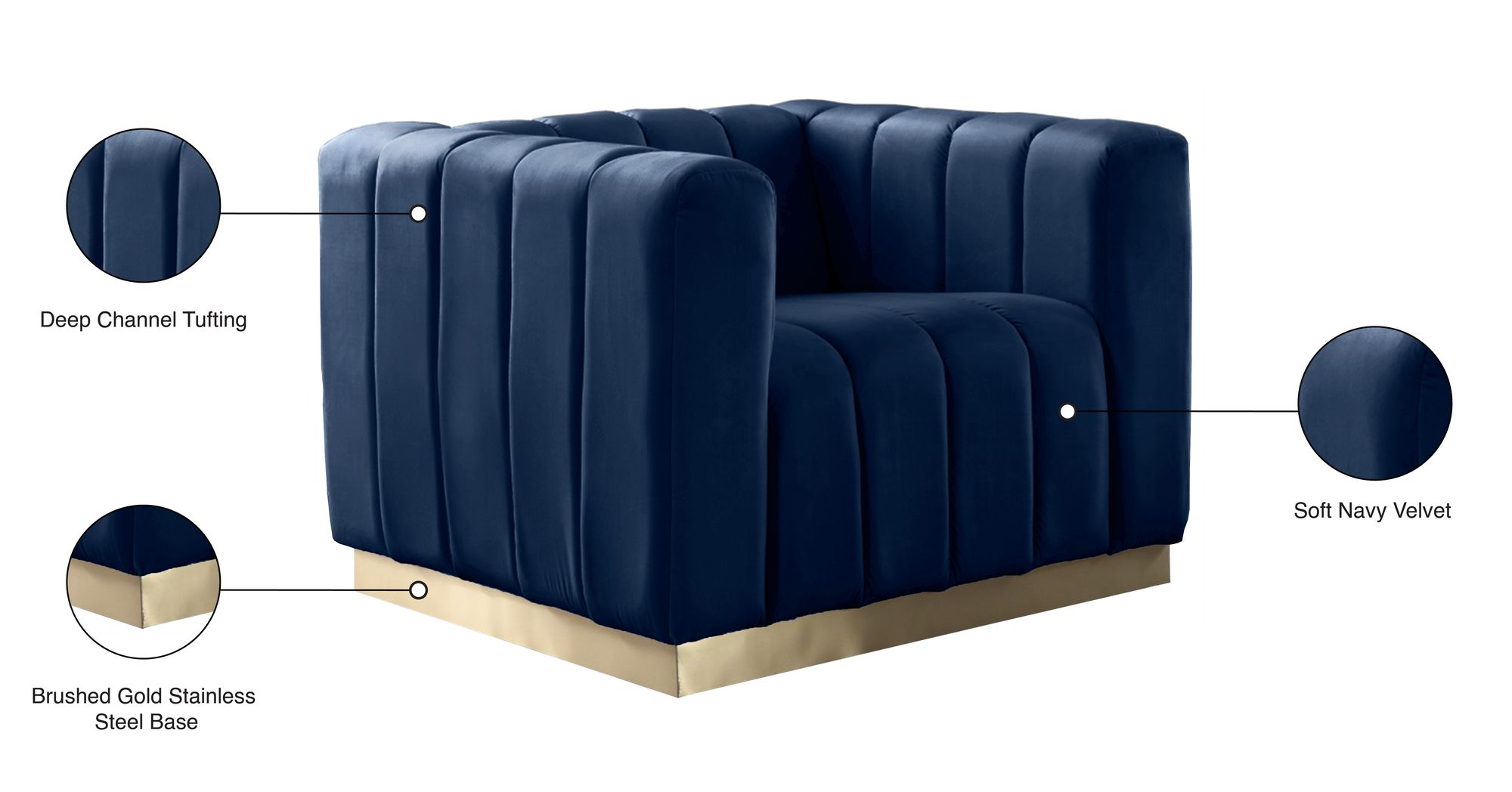 Marlon Velvet Chair