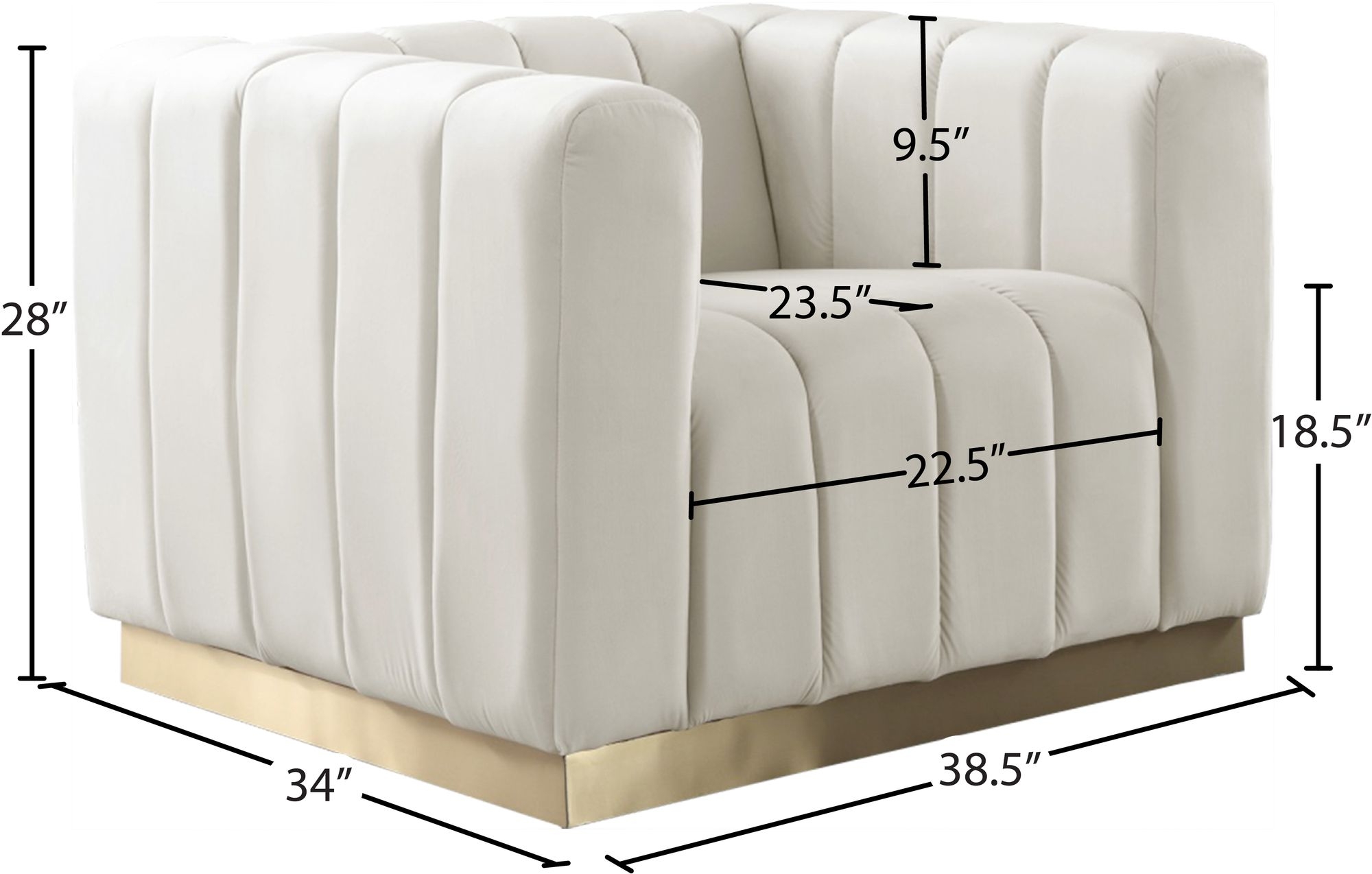 Marlon Velvet Chair