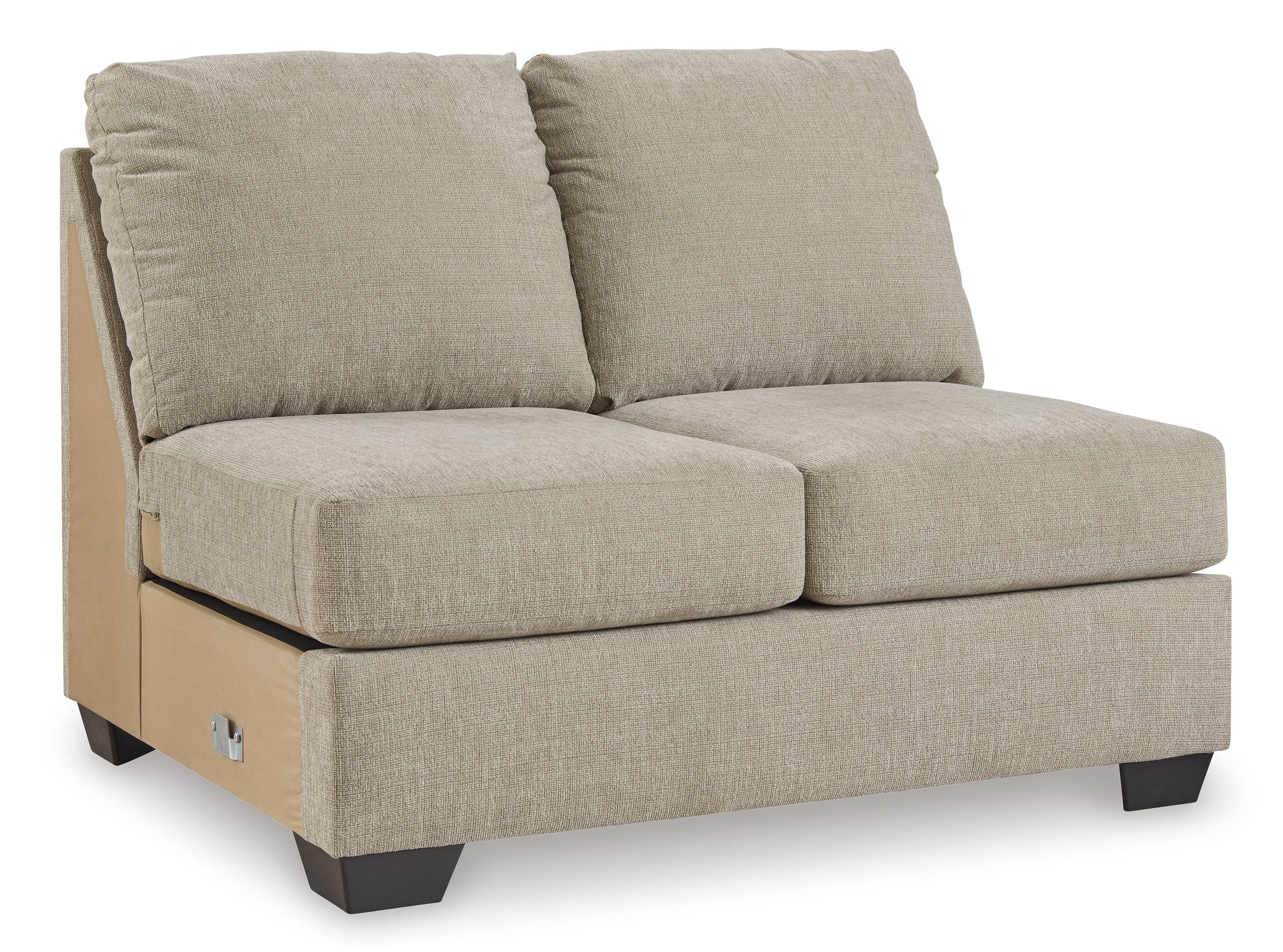 Brogan Bay 3-Piece Polyester Curved Sectional Sofa w/Right Arm Cuddler Facing