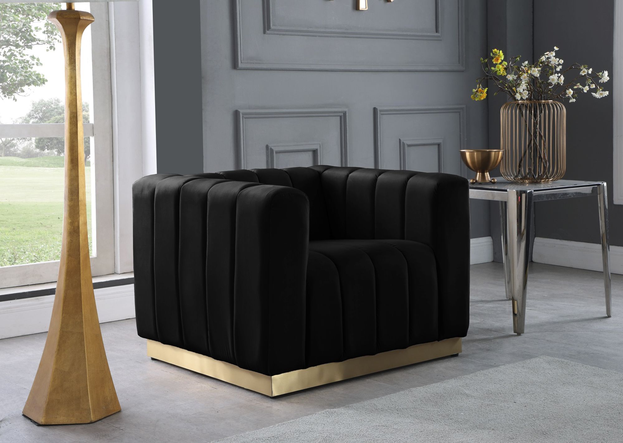 Marlon Velvet Chair