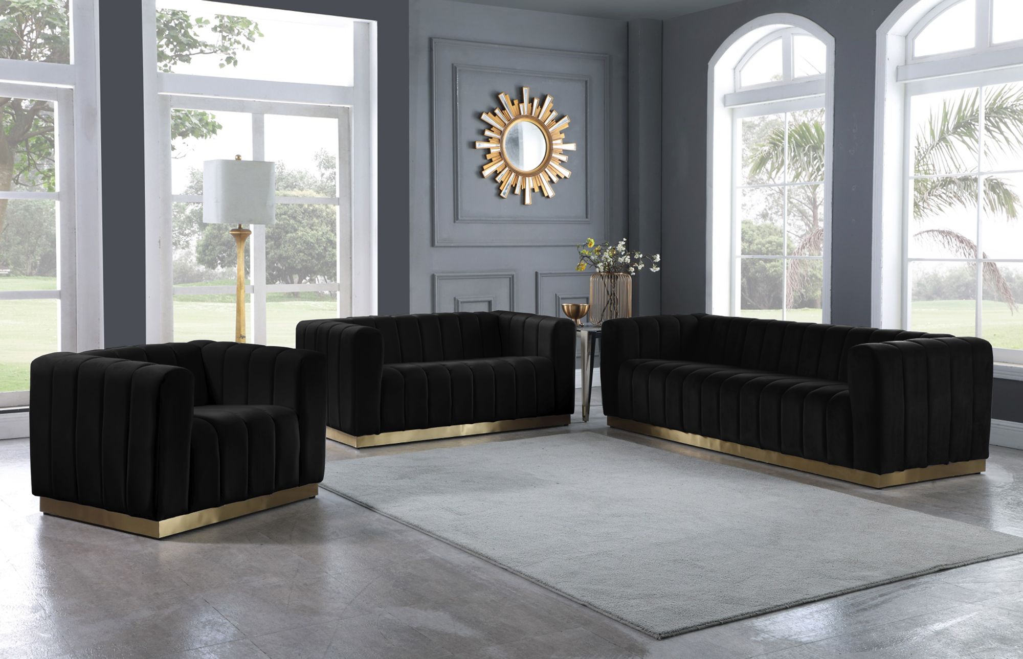 Marlon Velvet Chair