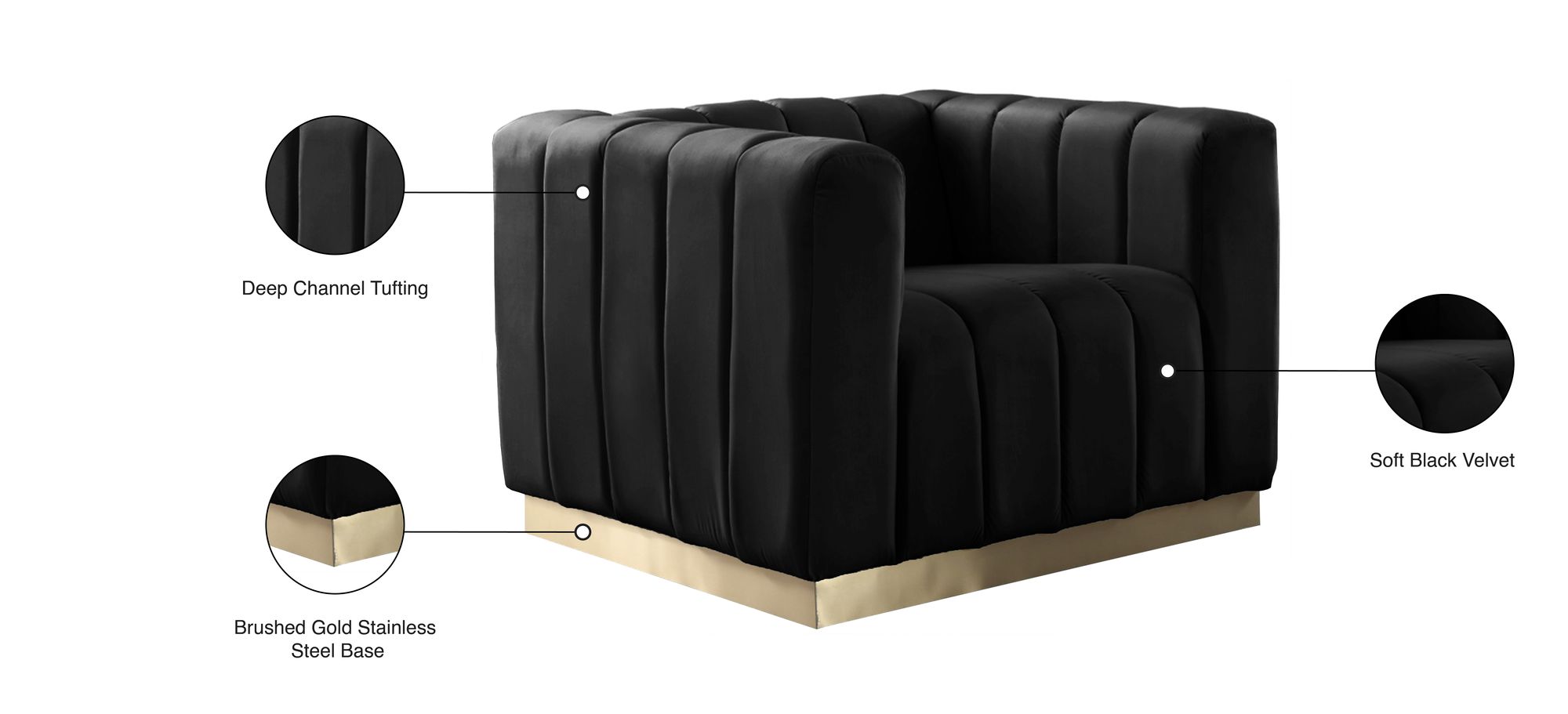 Marlon Velvet Chair