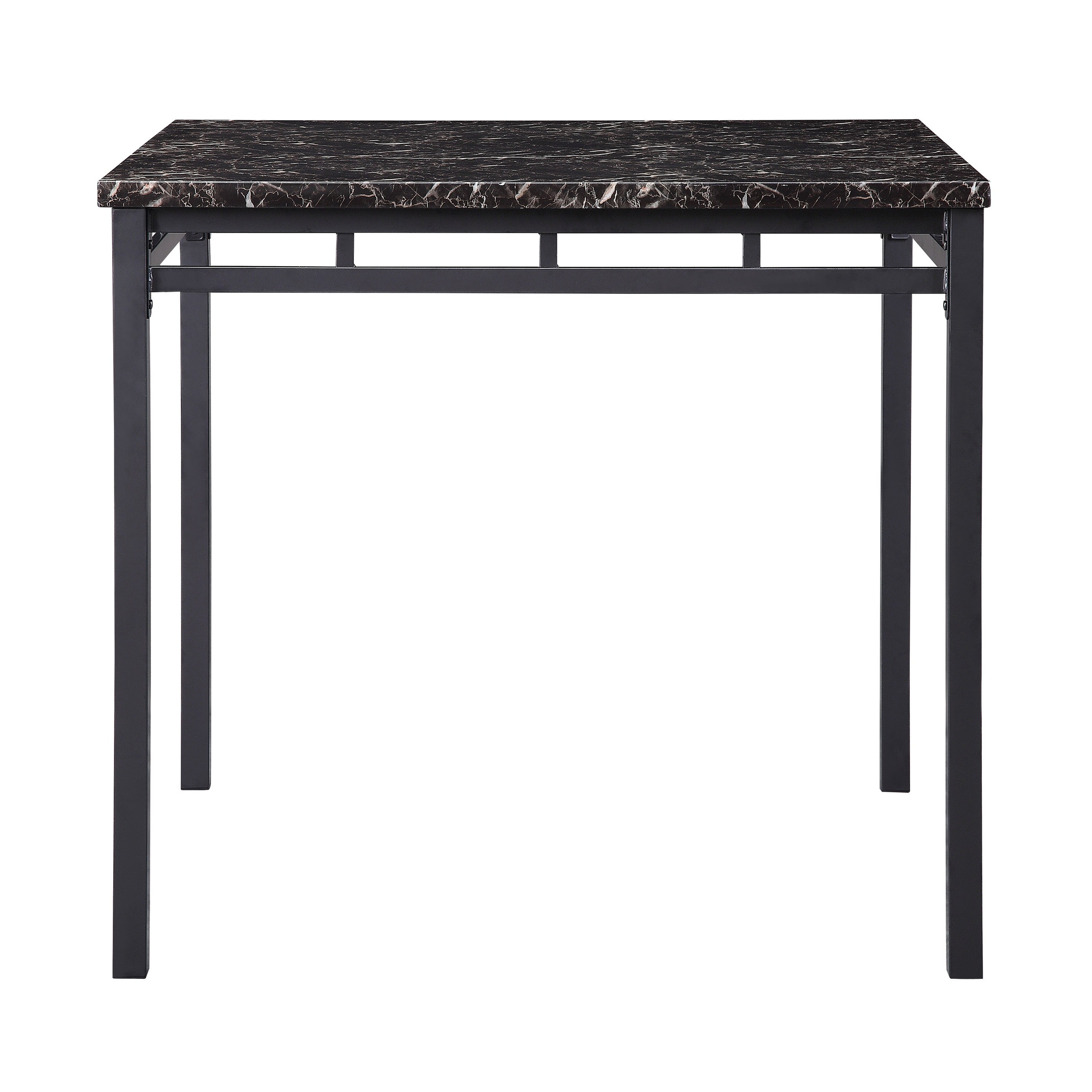 Olney Faux Marble/Metal 5-Piece Pack Counter Height Set