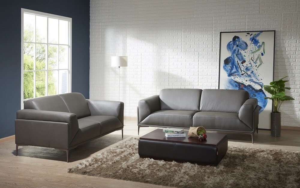 King Leather Living Room Set